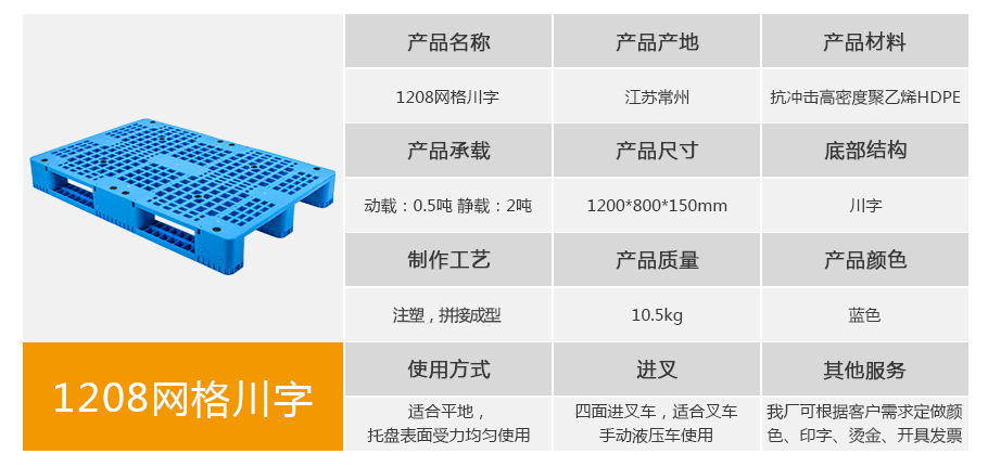 william威廉中文官网1208网格川字塑料托盘 william威廉中文官网1208网格川字塑料托盘