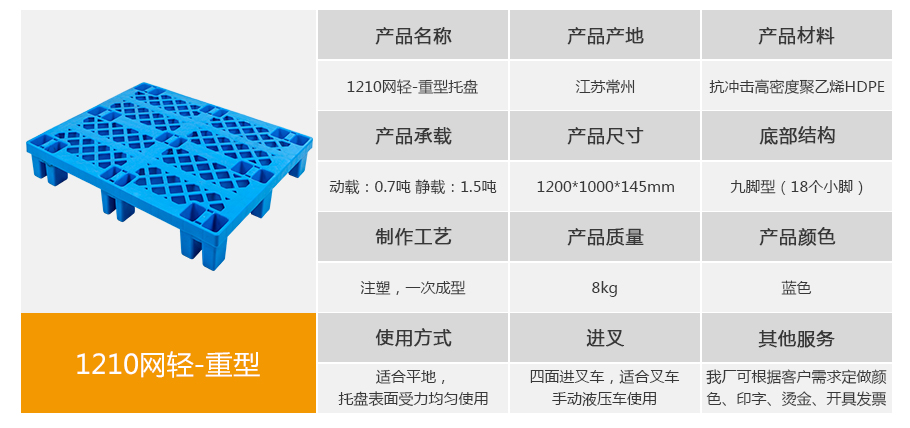 william威廉中文官网1210重型网格九脚塑料托盘 william威廉中文官网1210重型网格九脚塑料托盘
