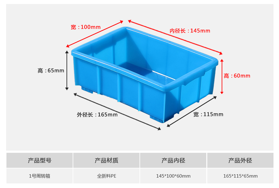 william威廉中文官网1号塑料周转箱